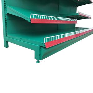 Scaffale metallico inossidabile a 4 piani scaffale di esposizione della verdura della frutta scaffale del supermercato scaffale dello scaffale del supermercato - Product Image 6