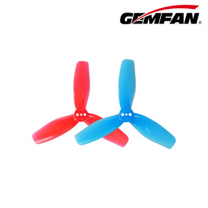 Hélices GEMFAN 3029 de tres aspas para drones de carreras, accesorio para drones, rojo translúcido, 2 pares - Product Image 2