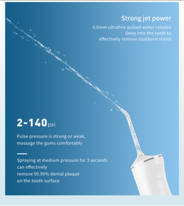 Hydropulseur portatif de <span class=keywords><strong>jet</strong></span> d'eau de nettoyage de dent d'irrigateur oral <span class=keywords><strong>dentaire</strong></span> <span class=keywords><strong>sans</strong></span> <span class=keywords><strong>fil</strong></span> pour le voyage - Product Image 2