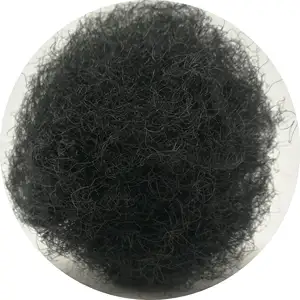 Black Colored 100DX76mm PSF Recycled Polyester Staple Fiber