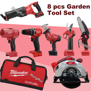 Ensemble d'outils électriques <span class=keywords><strong>sans</strong></span> <span class=keywords><strong>fil</strong></span> Milw 18 en 1, clé à chocs, perceuse, meuleuse d'angle, tournevis, scie, ensemble d'outils combinés <span class=keywords><strong>sans</strong></span> balais, robuste - Product Image 3