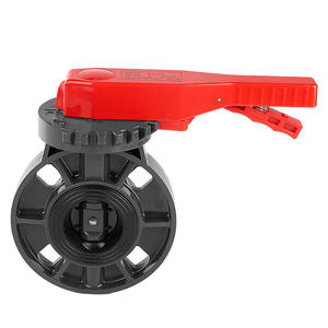 Válvula de mariposa Rongsheng tipo abrazadera, manual, con sellado suave y revestimiento, para agua a temperatura normal y presión atmosférica. - Product Image 1