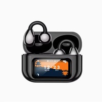 Nouveaux écouteurs de sommeil XG42 à écran tactile couleur, design clip d'oreille, casque de jeu Type-C, écouteurs sport sans fil
