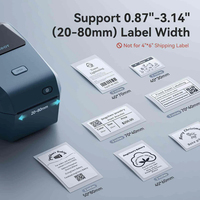 Imprimante Thermique Intelligente NIIMBOT K3 pour Étiquettes d'Expédition, Codes-barres, Autocollants et Bordereaux d'Expédition pour la Logistique Express