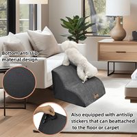 Zmaker 2/3/4/5 Step Dog rampe d'escalier pour lits canapés 30D éponge escaliers pour animaux de compagnie rampe antidérapante pour animaux de compagnie