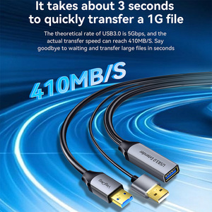 5M 10m 15m 20m 25M 30M 5gbps phổ nối tiếp USB3.0 hoạt động mở rộng cáp a-loại nam cho nữ Wit khuếch đại tín hiệu <span class=keywords><strong>USB</strong></span> điện - Product Image 4