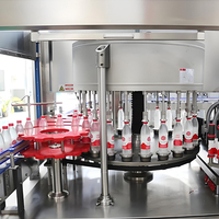 Machine d'étiquetage à colle thermofusible haute vitesse pour bouteilles d'eau minérale et de boissons, étiqueteuse enveloppante pour bouteilles, contrôle PLC