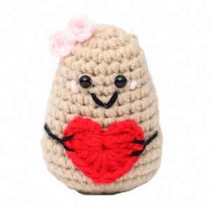 Jouet en peluche Kawaii Ours Amigurumi fait main, poupée en crochet doux, animal en peluche pour bébé, rembourrage en coton PP, Toysrunner - Product Image 1