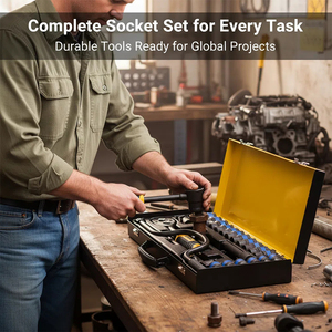 <span class=keywords><strong>24</strong></span>-Mảnh Chất Lượng Cao 1/2 Điều Khiển Phổ Doanh Ferramentas Tá<span class=keywords><strong>c</strong></span> Động Ổ <span class=keywords><strong>C</strong></span>ắm Điều Trị Màu Đen Flex Xử Lý Xe <span class=keywords><strong>C</strong></span>ông <span class=keywords><strong>C</strong></span>ụ - Product Image 4