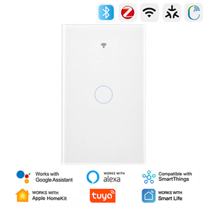 Không yêu cầu dây trung tính RF 433 + Wifi tường chuyển đổi ánh sáng cho cuộc sống thông minh/tuya không dây điều khiển từ xa chuyển đổi 1/2/3/4 Bộ - Product Image 2