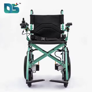 Sgancio Rapido Sportivo in Alluminio 360 °   Sedia a Rotelle Elettrica Pieghevole Leggera in Lega di Alluminio con Controller Joystick e Motore 250W*2 - Product Image 5