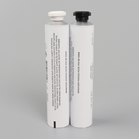 Tube pliable en aluminium à couvercle octogonal pour crème cosmétique pour les mains crème pour le corps