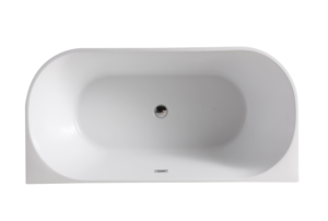 <span class=keywords><strong>Baignoire</strong></span> moderne autoportante pour adulte, à poser au mur, en acrylique, avec drain central, pour hôtel, appartement - Product Image 4