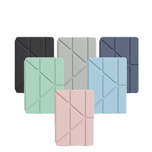 Étui de protection pour <span class=keywords><strong>iPad</strong></span> 11 avec emplacement pour stylet, pliable en Y, 10,2 pouces, anti-pliage, <span class=keywords><strong>coque</strong></span> en acrylique 9e génération - Product Image 6