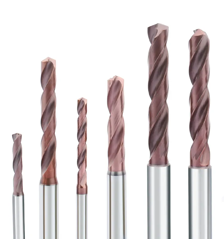 Manufacture CNC Lathe Turning Tools Solid Carbide Drill Bit Straight Shank Twist Drill Bits Drilling hole