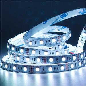 Tira de Luces LED RGB SMD 5050 de Precio de Fábrica, 5V 12V 24V, Flexible, IP20 IP65 IP67 IP68, 30 60 120 LED/m, Multicolor - Product Image 6