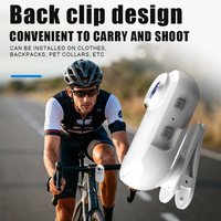 Nouveau mini caméscope 360 degrés pour vlogging, caméra à bas prix, clip dorsal / collier portable pour animaux de compagnie, vidéo, photo, action, sports, 1080P