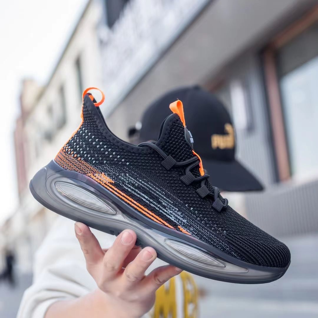 Foreign Trade Men's Leisure Sneakers Low Powered Breathable Versatile Trend  Running Designer Starter Shoes Walking Shoes