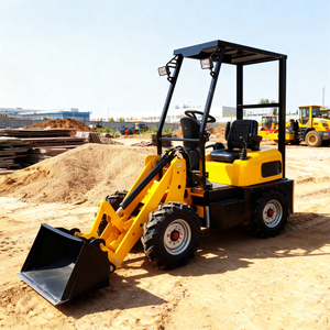 Demand for Best-selling Machinery Factory-sold Mini Skid Steer with Bucket Attachments <b>Wheel</b> and Backhoe Moving Types for <b>Small</b> - Product Image 4