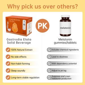 Suplemento de hierbas para mejorar la calidad del sueño Extracto de Rhizoma Gastrodiae para adultos - Product Image 2