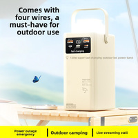 Outdoor-Powerbank für Camping, Telefon und Tablet, PD 3.0 Schnellladung, 80000 mAh Hochkapazitäts-Powerstation für Kleingeräte