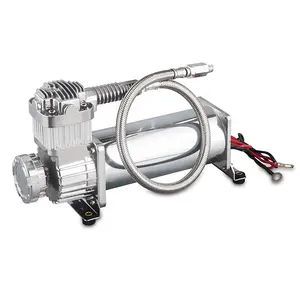 Pompa Suspensi Udara Portabel 12V 200 Psi, Kompresor Udara Ban Udara