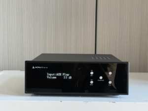 MD-100 Arylic + Bộ khuếch đại phát trực tuyến 2.0 kênh độ phân giải cao không dây điều khiển bằng ống phía trước sân khấu trạng thái rắn phía sau Wi-Fi - Product Image 2