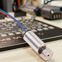 Moteur à vibrations sans noyau DC miniature JL-0612V 1,5-4,5V 6 mm x 12 mm, puissant mini moteur électrique à vibrations