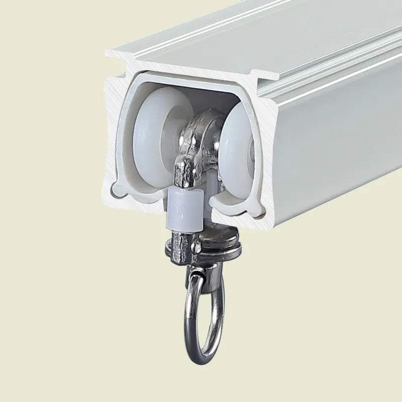 Eco-friendly Good Quality Smooth And Silent Curtain Rail Aluminum Track with PVC Curtain Track