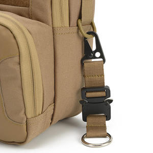 Logo personnalisé de haute qualité en nylon sangle crochet porte-clés sac tactique porte-clés suspendu <span class=keywords><strong>mousqueton</strong></span> avec boucle à dégagement rapide - Product Image 4