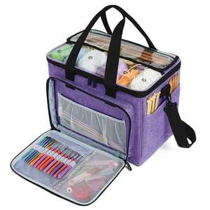 Large Capacity Yarn <b>Storage</b> Bag <b>Knitting</b> Bag Yarn <b>Storage</b> Organizer Travel Crochet Bag - Product Image 2