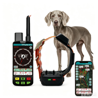 Collier anti-choc intelligent GPS pour chiens avec retour biométrique - Algorithmes de stimulation à intensité progressive contrôlée - 4G Vétérinaire ODM