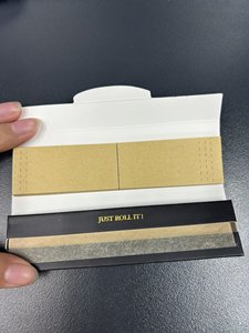 Papier à rouler fin format King Size naturel non blanchi de luxe avec logo personnalisé et filtres, combustion lente, prix usine - Product Image 6