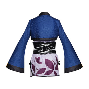 Conjunto de disfraz de Cosplay Cheongsam de Blue Cat para mujeres y niñas, traje de juego de rol de Anime, primavera 2024 - Product Image 2
