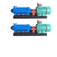 Pompa Air Sentrifugal Multi-Tahap Horizontal Stainless Steel untuk Boiler Industri Sistem Sirkulasi Tekanan Ultra Tinggi