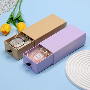 กล่องใส่แว่นกันแดดพกพาแบบพรีเมียมพิมพ์โลโก้ตามสั่ง กล่องกระดาษแข็งหลากสีรักษ์โลกสำหรับแว่นตา - Product Image 4