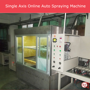 Macchina automatica per verniciatura a spruzzo certificazioni CE mobili in legno porta della cucina armadio MDF Board - Product Image 4