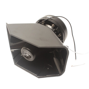 Bocina de Alarma para Auto Negra en Ángulo, 200W de Alta Potencia, Universal, 12V, Altavoz de Advertencia para Vehículos - Product Image 1