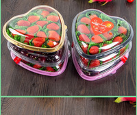 Recyclebaar Huisdier Hartvormig Aardbeienverpakking Fruitbakje Voor Landbouw