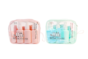 SBelle Unique – Kits de voyage portables OEM grande capacité, rose, pour sérum et shampoing 75 ml, avec pompe pulvérisatrice et brosse à dents - Product Image 2