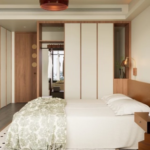 Meubles <span class=keywords><strong>de</strong></span> chambre <span class=keywords><strong>à</strong></span> coucher BALOM <span class=keywords><strong>de</strong></span> style moderne, placard sur mesure avec commode, placard en contreplaqué MDF, certifié CE, prêt <span class=keywords><strong>à</strong></span> assembler - Product Image 5