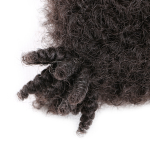 Grosir kualitas tinggi 24 "lembut pre-fluffed terpisah Afro Kinky keriting jumlah besar ekstensi rambut <span class=keywords><strong>Crochet</strong></span> sintetis putaran Kuba - Product Image 2