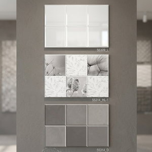 Carreaux muraux en céramique Art 300 x 450 mm, finition métallique dorée, étanches, résistants à l'usure, pour l'intérieur des bâtiments de bureaux 12x18 - Product Image 3