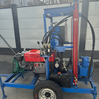 Plateforme de forage de puits d'eau portable mini ODM/OEM pour forage jusqu'à 200 m de profondeur