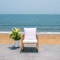 Fauteuil à bascule en rotin tressé pour patio, jardin, véranda, balcon, cour – Meilleure vente