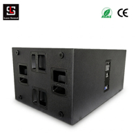Subwoofer actif double 18 pouces Active 9006 avec DSP FIR allemand 6000W, enceinte de scène audio professionnelle amplifiée pour concerts Lasesound