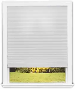 Easy Lift Trim-at-home Cordless Pleated Light Filtering Fabric Shade