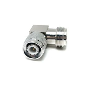 Adaptador de RF coaxial de ángulo recto (RA) de 90 grados, conector macho TNC a hembra tipo <span class=keywords><strong>N</strong></span>, para antena de radio GNSS GPS - Product Image 3