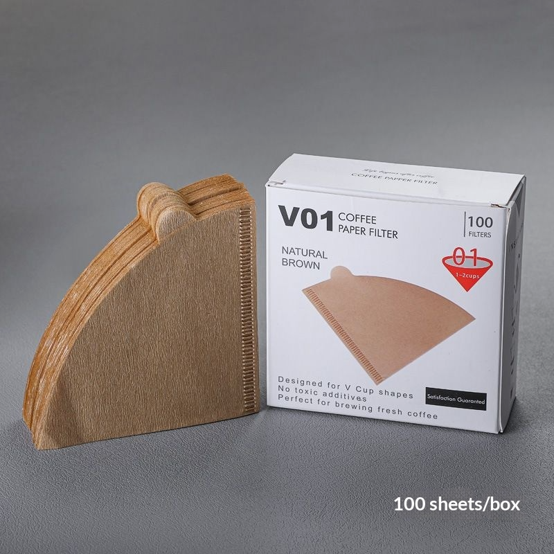 Papier filtre V60 marron - paquet de 100 unités