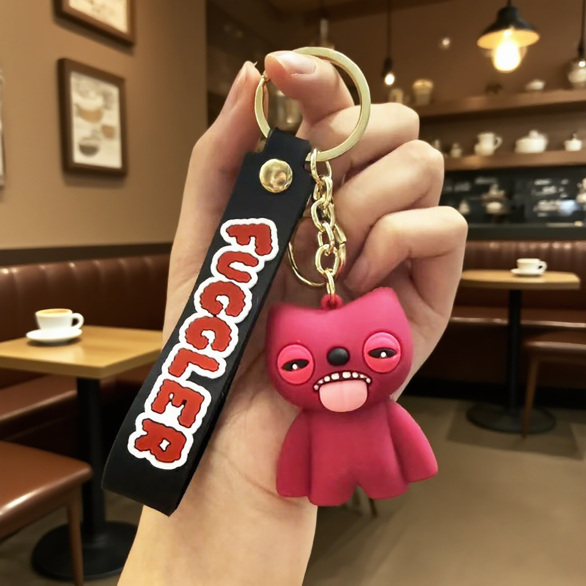 ลิ้นสีแดงกุหลาบ-แปลก